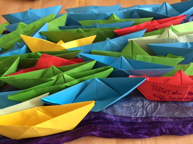 Hoffnungsboote, ein Projekt der Gemeindepädagogen.