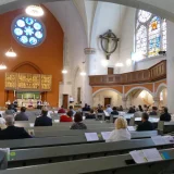 Blick in den Altarraum der Thomaskirche  Kirchenkreis Erfurt/ Greim