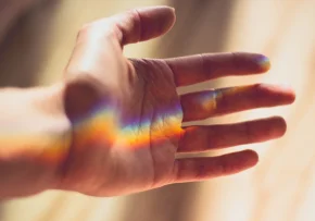Ein Regenbogen - Symbol für Hoffnung